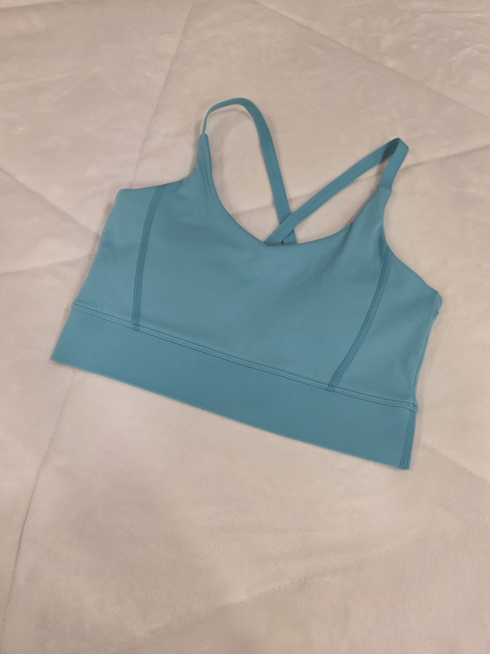 1stphorm Light Teal Cross-Back Sports Bra - Women Intimates